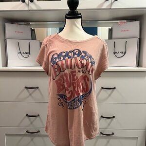 Vintage Pink Graphic T-Shirt Bourbon and Bluegrass